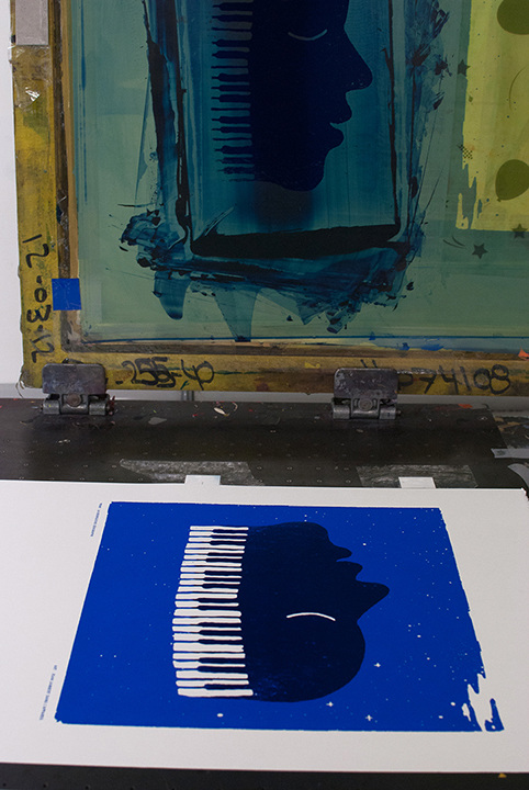 Pianolitudes (Sérigraphie)